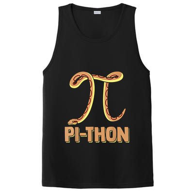 Funny Python Snake Math Pi Symbol Pi Day Meaningful Gift PosiCharge Competitor Tank