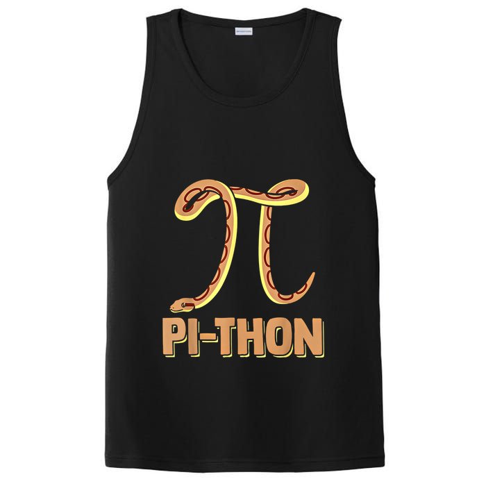 Funny Python Snake Math Pi Symbol Pi Day Meaningful Gift PosiCharge Competitor Tank