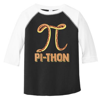 Funny Python Snake Math Pi Symbol Pi Day Meaningful Gift Toddler Fine Jersey T-Shirt
