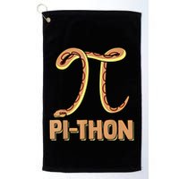Funny Python Snake Math Pi Symbol Pi Day Meaningful Gift Golf Towel