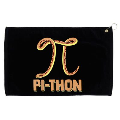 Funny Python Snake Math Pi Symbol Pi Day Meaningful Gift Grommeted Golf Towel