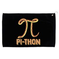 Funny Python Snake Math Pi Symbol Pi Day Meaningful Gift Grommeted Golf Towel