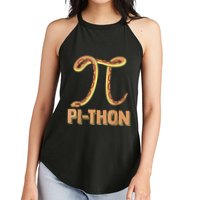 Funny Python Snake Math Pi Symbol Pi Day Meaningful Gift Women's Perfect Tri Rocker Tank