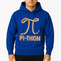 Funny Python Snake Math Pi Symbol Pi Day Meaningful Gift Hoodie