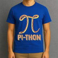 Funny Python Snake Math Pi Symbol Pi Day Meaningful Gift T-Shirt