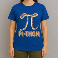 Funny Python Snake Math Pi Symbol Pi Day Meaningful Gift T-Shirt