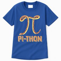 Funny Python Snake Math Pi Symbol Pi Day Meaningful Gift Tall T-Shirt