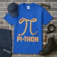 Funny Python Snake Math Pi Symbol Pi Day Meaningful Gift Tall T-Shirt