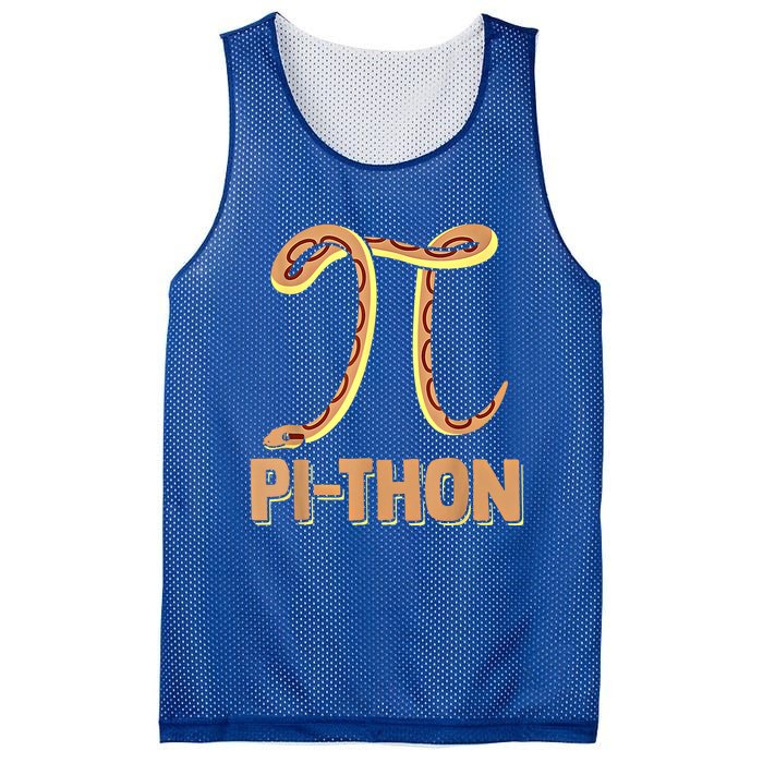 Funny Python Snake Math Pi Symbol Pi Day Meaningful Gift Mesh Reversible Basketball Jersey Tank