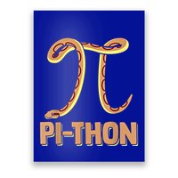 Funny Python Snake Math Pi Symbol Pi Day Meaningful Gift Poster