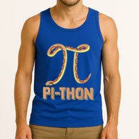 Funny Python Snake Math Pi Symbol Pi Day Meaningful Gift Tank Top