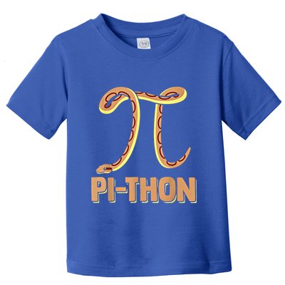 Funny Python Snake Math Pi Symbol Pi Day Meaningful Gift Toddler T-Shirt