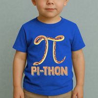 Funny Python Snake Math Pi Symbol Pi Day Meaningful Gift Toddler T-Shirt