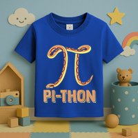 Funny Python Snake Math Pi Symbol Pi Day Meaningful Gift Toddler T-Shirt