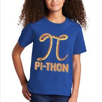 Funny Python Snake Math Pi Symbol Pi Day Meaningful Gift Kids T-Shirt