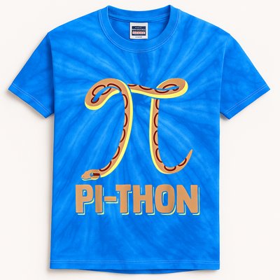 Funny Python Snake Math Pi Symbol Pi Day Meaningful Gift Kids Tie-Dye T-Shirt