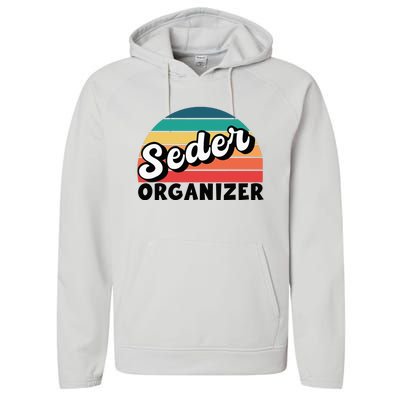 Funny Passover Seder Organizer Jewish Passover Leader Performance Fleece Hoodie