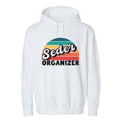 Funny Passover Seder Organizer Jewish Passover Leader Garment-Dyed Fleece Hoodie