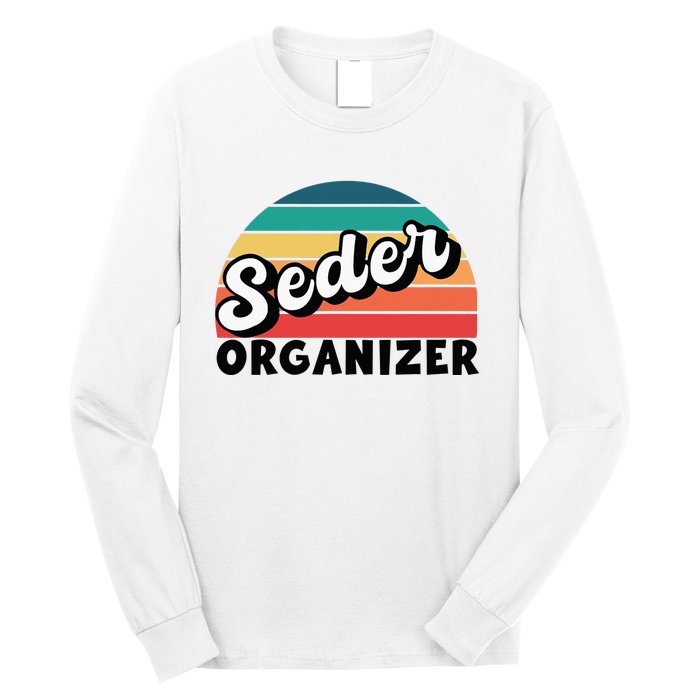 Funny Passover Seder Organizer Jewish Passover Leader Long Sleeve Shirt