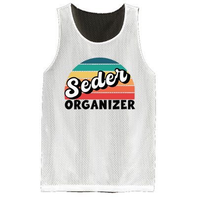 Funny Passover Seder Organizer Jewish Passover Leader Mesh Reversible Basketball Jersey Tank