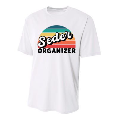 Funny Passover Seder Organizer Jewish Passover Leader Performance Sprint T-Shirt