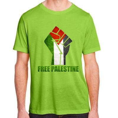 Free Palestine Supports Palestine And Arab Gift Adult ChromaSoft Performance T-Shirt