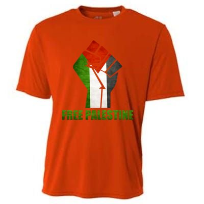 Free Palestine Supports Palestine And Arab Gift Cooling Performance Crew T-Shirt