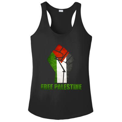 Free Palestine Supports Palestine And Arab Gift Ladies PosiCharge Competitor Racerback Tank