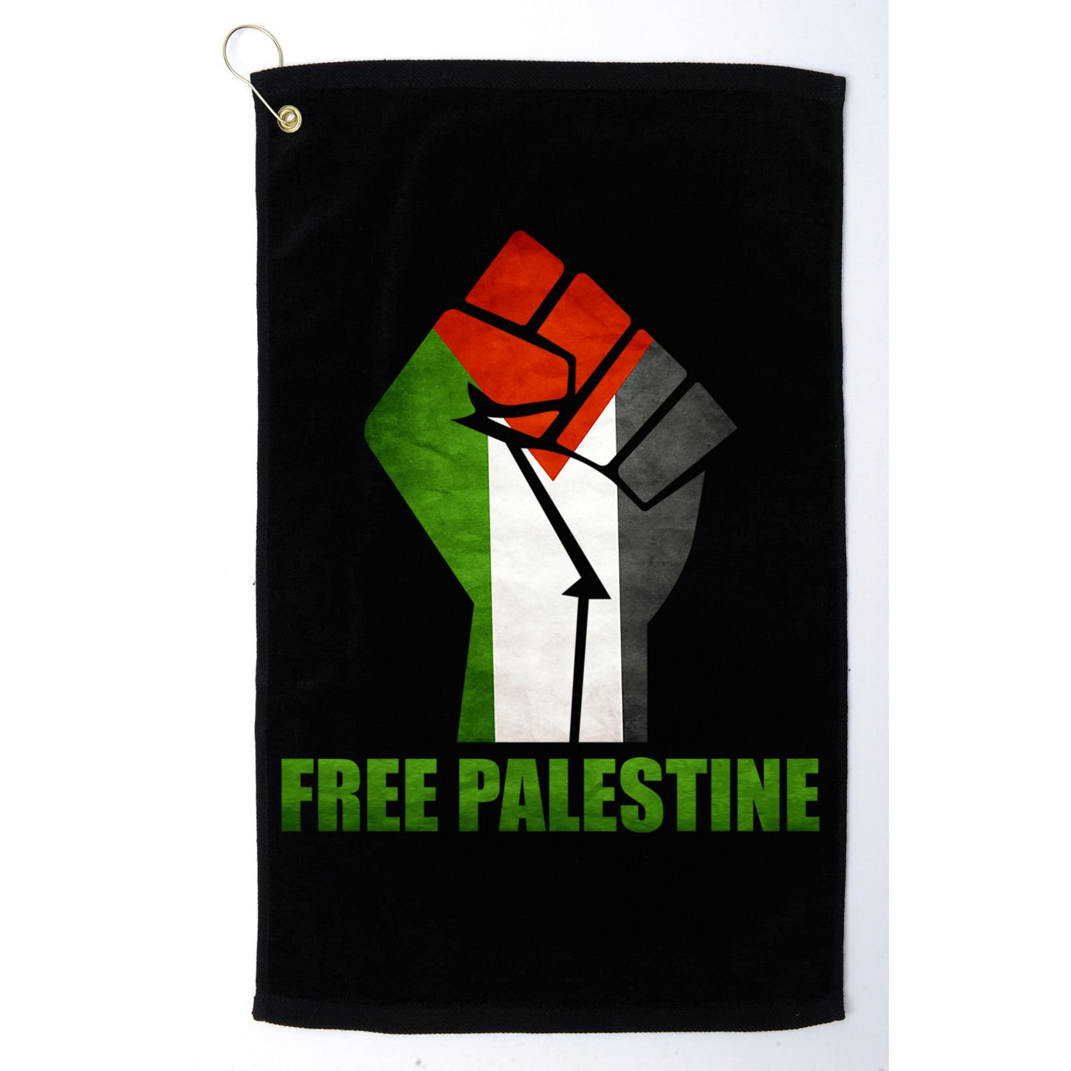 Free Palestine Supports Palestine And Arab Gift Golf Towel