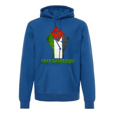 Free Palestine Supports Palestine And Arab Gift Premium Hoodie