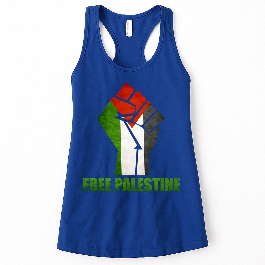 Free Palestine Supports Palestine And Arab Gift Womens Tank Top