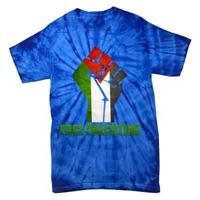 Free Palestine Supports Palestine And Arab Gift Tie-Dye T-Shirt