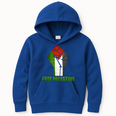 Free Palestine Supports Palestine And Arab Gift Kids Hoodie