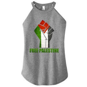 Free Palestine Supports Palestine And Arab Gift Women’s Perfect Tri Rocker Tank