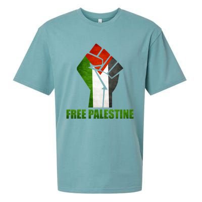 Free Palestine Supports Palestine And Arab Gift Sueded Cloud Jersey T-Shirt