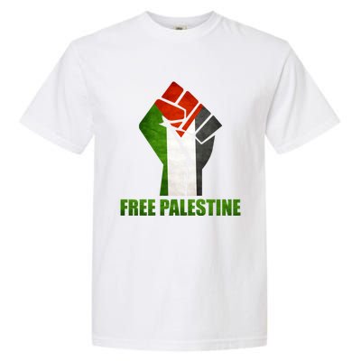 Free Palestine Supports Palestine And Arab Gift Garment-Dyed Heavyweight T-Shirt