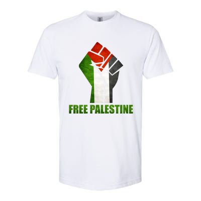 Free Palestine Supports Palestine And Arab Gift Softstyle CVC T-Shirt