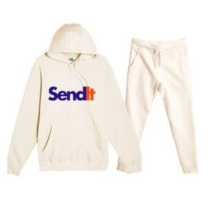 Funny Party Send It Premium Hooded Sweatsuit Set