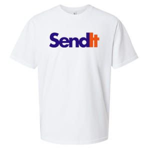 Funny Party Send It Sueded Cloud Jersey T-Shirt