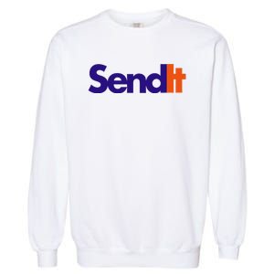 Funny Party Send It Garment-Dyed Sweatshirt