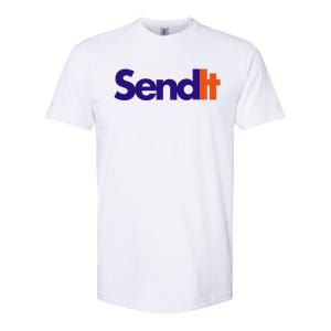 Funny Party Send It Softstyle CVC T-Shirt