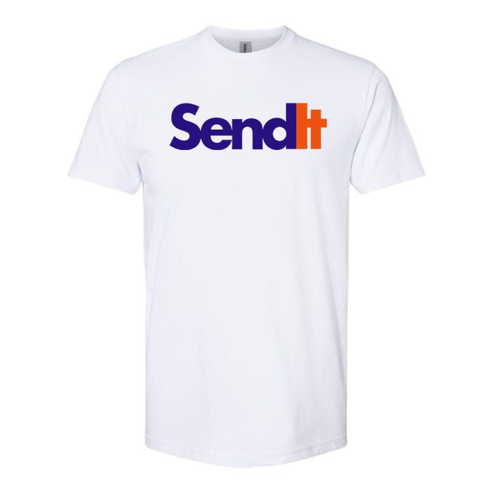 Funny Party Send It Softstyle CVC T-Shirt