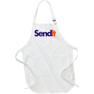 Funny Party Send It Full-Length Apron With Pockets