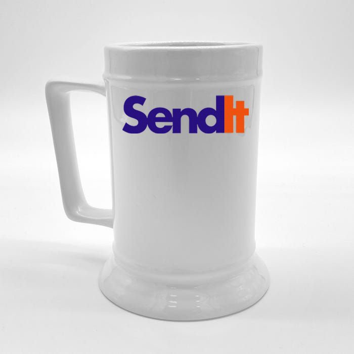 Funny Party Send It Beer Stein