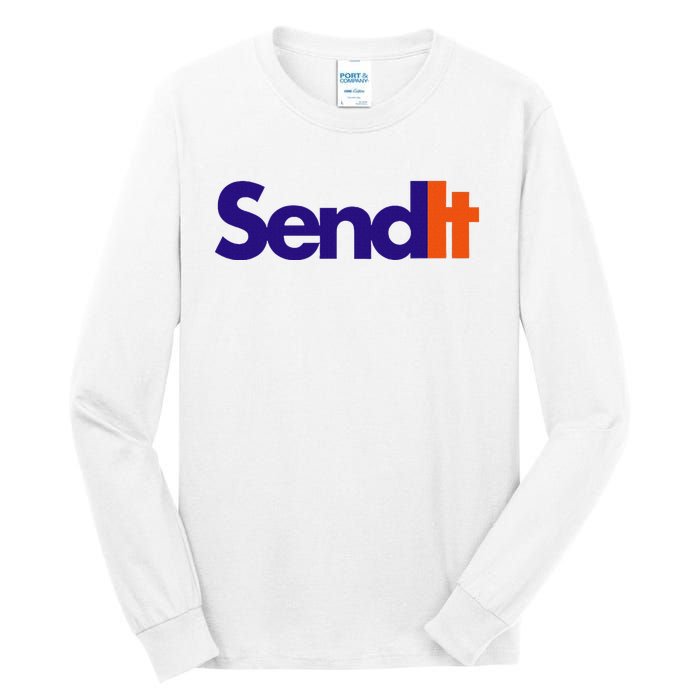 Funny Party Send It Tall Long Sleeve T-Shirt