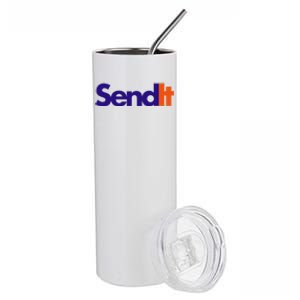 Funny Party Send It Stainless Steel Tumbler