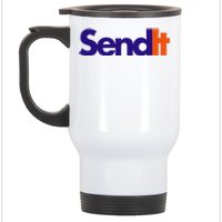 Funny Party Send It Stainless Steel Travel Mug