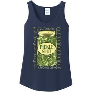 Funny Pickle Slut Who Loves Pickles Apaprel Gift Ladies Essential Tank