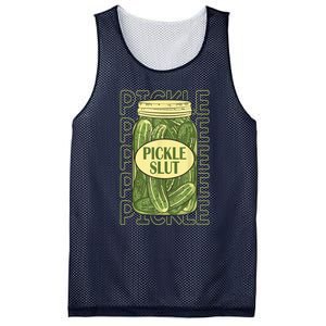 Funny Pickle Slut Who Loves Pickles Apaprel Gift Mesh Reversible Basketball Jersey Tank