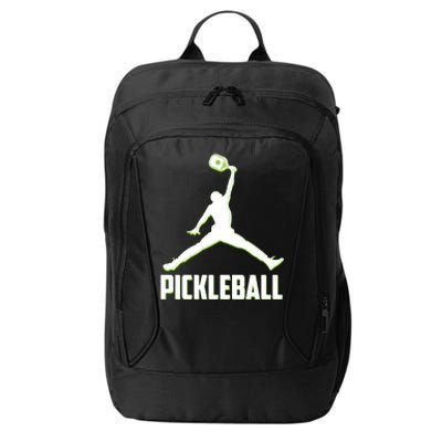 Funny Pickleball Sports Logo City Backpack